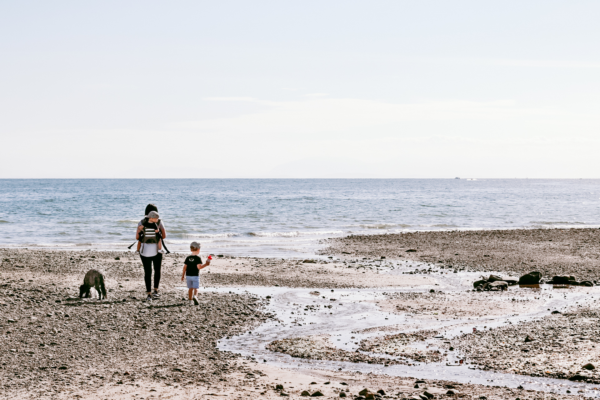 Family on Stearman Beach